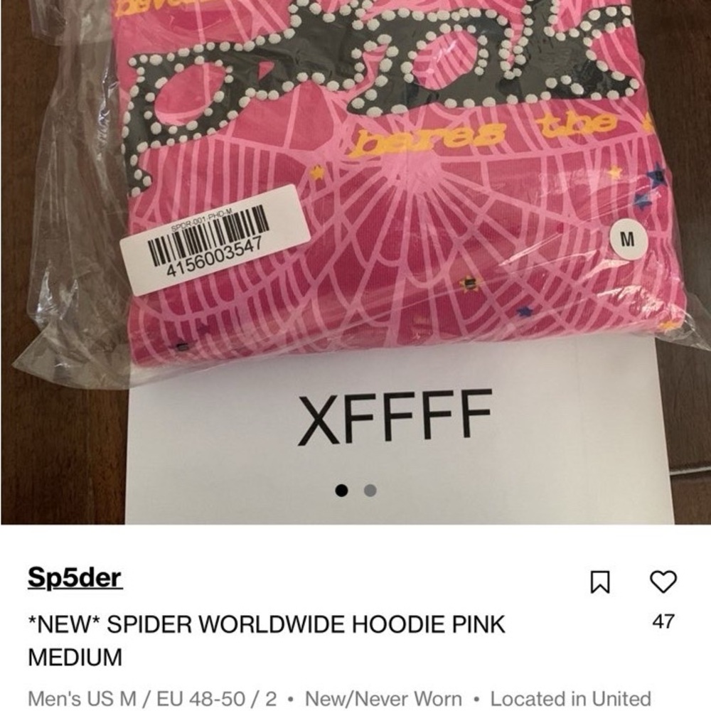 Sp5der Pink Hoodie